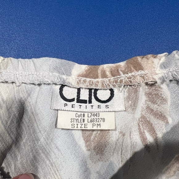 Vgt CLIO Women's Size PM Rayon Floral Skirt Feminine Soft Romantic Artsy - Picture 5 of 6